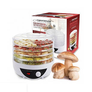 Сушарка для грибів і фруктів Esperanza прозора EKD003