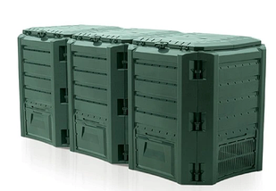 Компостер 3-камерний Prosperplast 1200 л зелений 95464 Польща в наявності