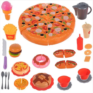 Набір іграшок для швидкого живлення Kruzzel Піца 16875