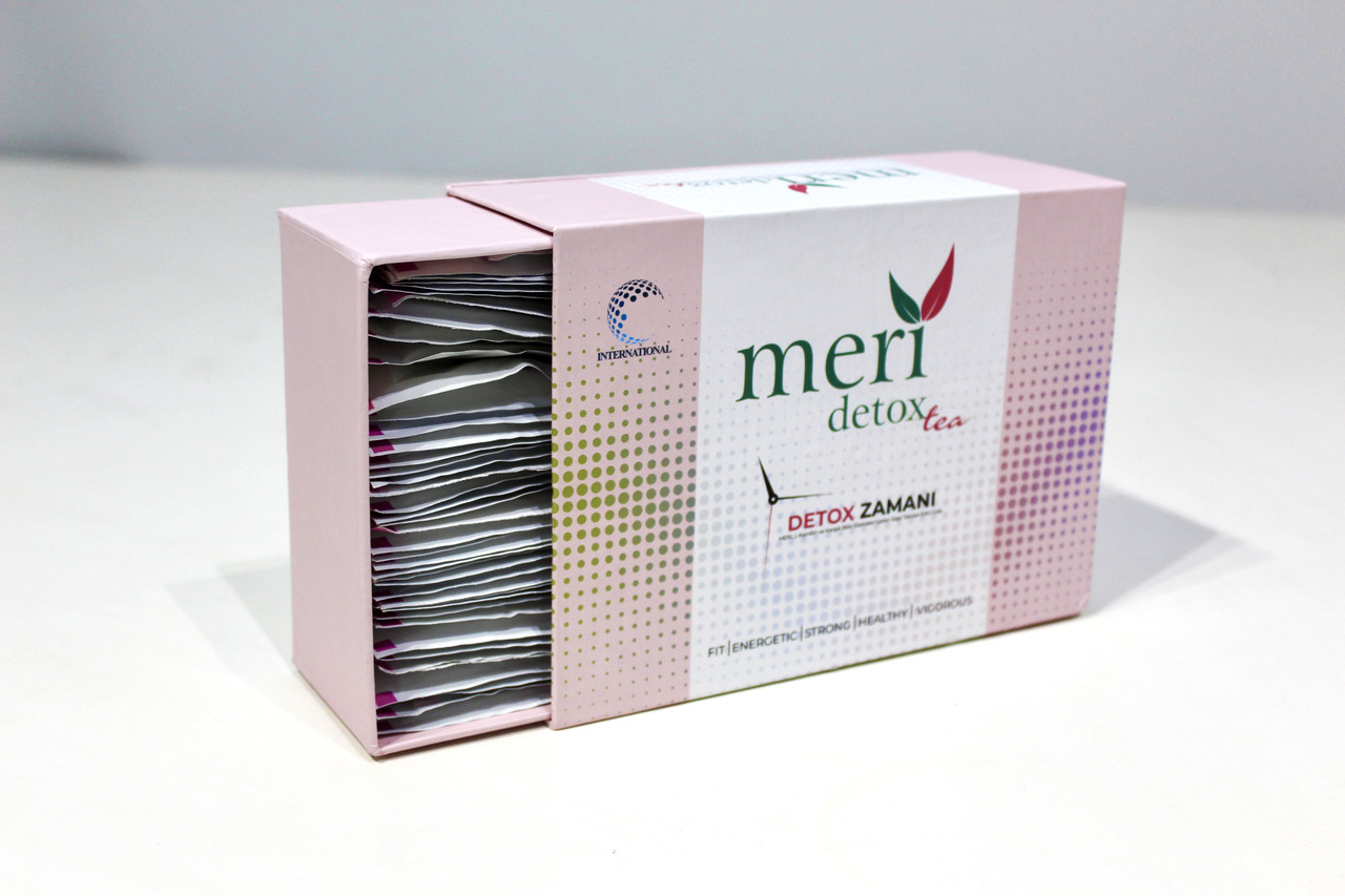 Чай для похудения Meri Detox Tea 60 пакетиков в упаковке - фото 1 - id-p1964669177