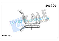 Радиатор печки 94-00 KALE 95VW 18476 AA Ford Transit 2.5D/TD