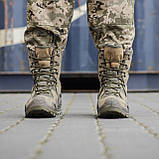 Берці тактичні демісезон Single Sword завищені Haki, фото 3