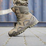 Берці тактичні демісезон Single Sword завищені Haki, фото 4