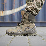 Берці тактичні демісезон Single Sword завищені Haki, фото 7