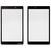 Стекло дисплея Samsung Galaxy Tab A 8.0" 2019 T290 черное OCA Pro с пленкой