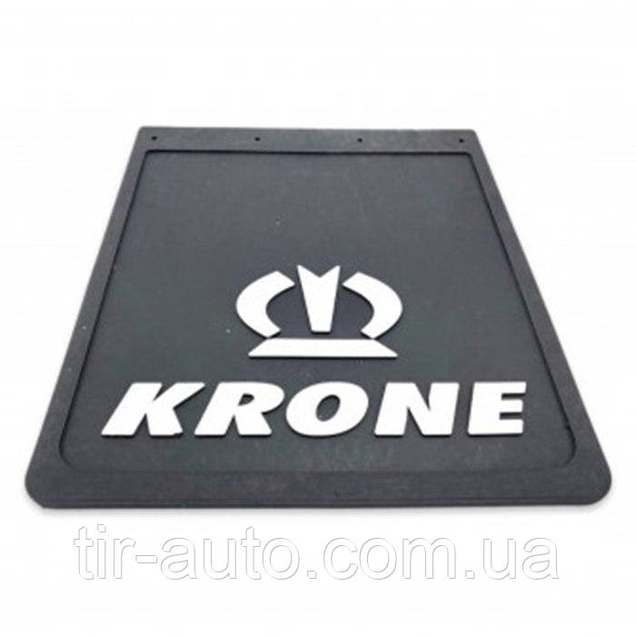 Бризговик на причіп 450x400 KRONE+лого чорний 3D комплект 2шт ( MG101418 )