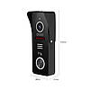 Виклична панель домофону з вбудованим зчитувачем карток MIFARE SEVEN CP-7503F RFID black, фото 6