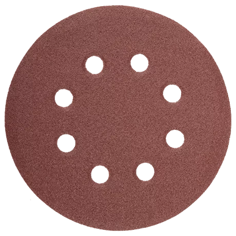Купить Круг наждачный самоклеящийся с отверстиями Novoabrasive 125 мм ...