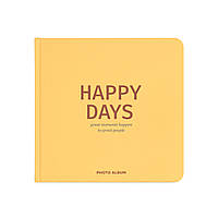 Фотоальбом Orner Happy Days yellow black pages