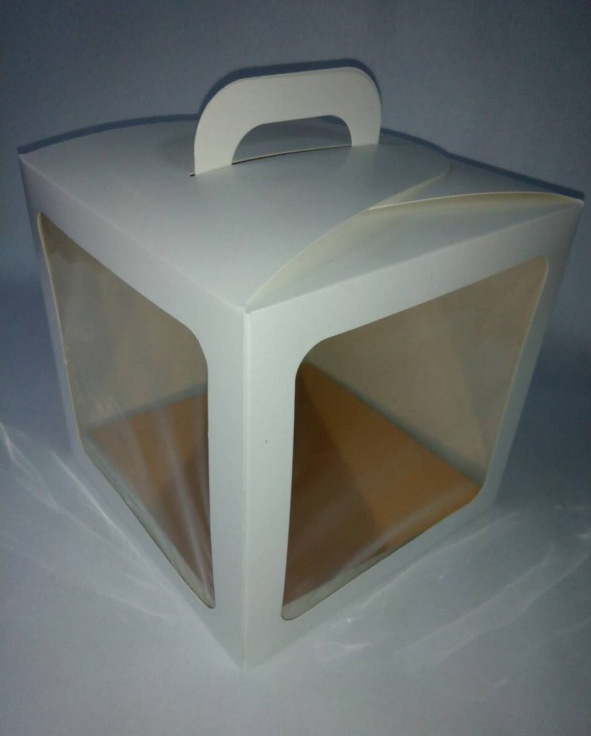 Коробка для пряничного будиночка, паски, торта 210*210*210 мм