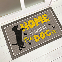 Килим придверний Presentville з принтом Home is where the dog is