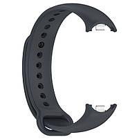 Ремінець для фітнес браслета Xiaomi Mi Band 8 і 9 темно-сірий, фото 3