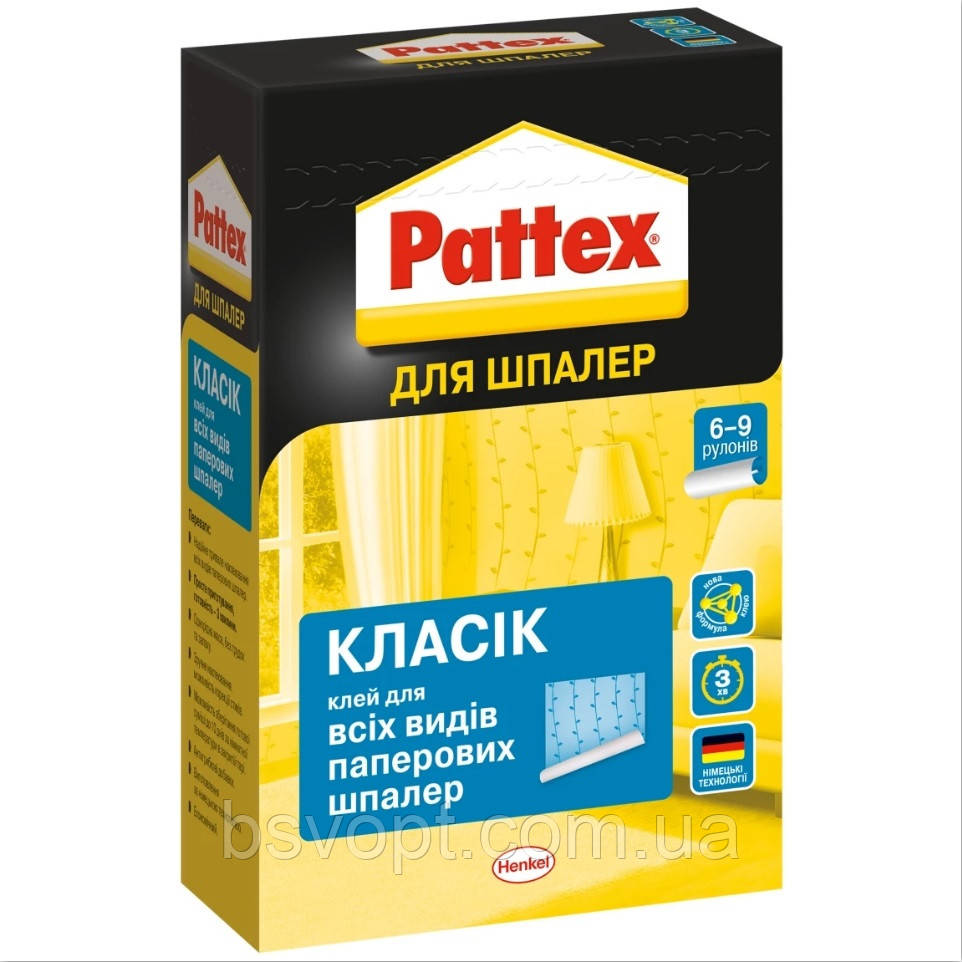 Клей для шпалер Pattex Класік 190г