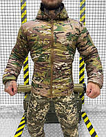 Теплая тактическая куртка Multicam, Тактическая куртка осень/зима мультикам, Демисезонная куртка ЗСУ, L