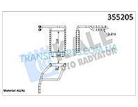 Радиатор печки KALE BK21 18B539 AC Ford Transit 2014-2023