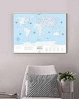 Скретч Карта Світу Travel Map Silver