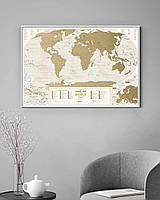 Скретч Карта Світу Travel Map Geography World