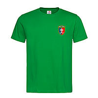 Зеленая мужская/унисекс футболка Морская пехота 35 бригада (4-6-4-зелений)