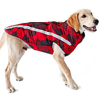 Жилетка для собак «Forest», красный, одежда для собак средних, крупных пород 6XL