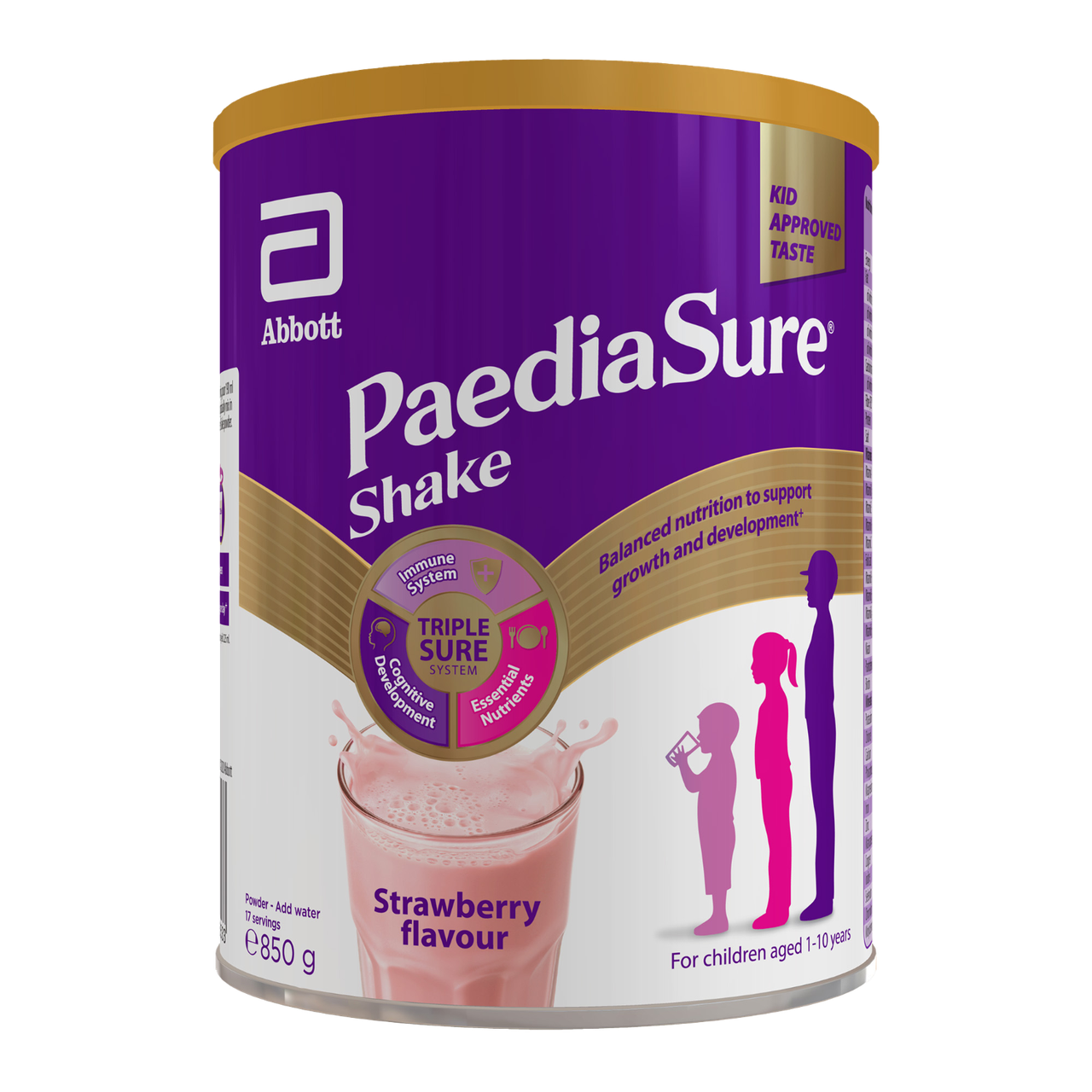 Суха молочна суміш PaediaSure Shake зі смаком полуниці (850 гр.)