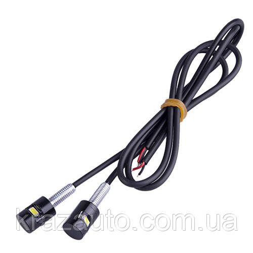 Болти для кріплення номера з підсвіткою 5630-1SMD 12V чорні 2 шт. White 00000060342