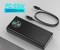 Baseus Amblight 30000mAh 65W 6A QC3.0 PD3.0 для ноутбука павербанк