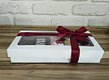 Коробка для пряників, тістечок, десертів 150*300*50 з вікном, фото 2