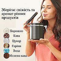 Ємність для зберігання кави з мірною ложкою 1500мл CookingHouse, фото 4
