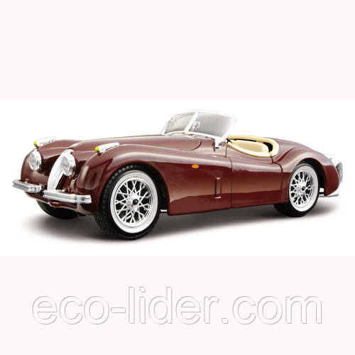 Автоконструктор — JAGUAR XK 120 ROADSTER (1948) (вишневий, 1:24)