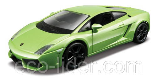 Автомодель - LAMBORGHINI GALLARDO LP560-4 (2008), (ассорти белый, светло-зеленый металлик, 1:32) - фото 1 - id-p344770098