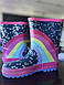 Гумові чоботи для дівчинки BMS (BUCKLE MY SHOE LONDON) Темно-синій з рожевим 31-20,5 см, фото 3