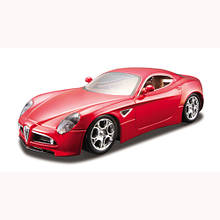 Автомодель - ALFA 8C COMPETIZIONE (2007) (червоний металік, 1:32)