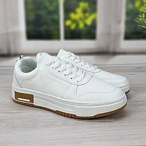 Кросівки кеди чоловічі білі демісезонні Swin-shoes 3635, фото 4