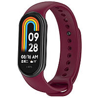 Ремешок для фитнес браслета Xiaomi Mi Band 8 бордовый