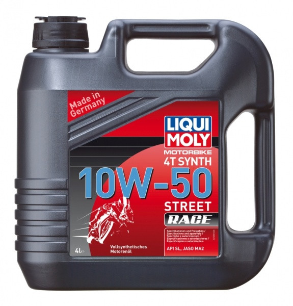 Моторна олива Liqui Moly синтетичне 10W50 Race 4T 4 л
