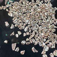 Скляна крихта металізована, колір "Золото шампань", уп. (30 г), пластикова коробка