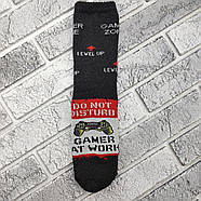 Шкарпетки дитячі підліток високі зимові з махрою р.21-23 GAMER ZONE асорті ЕКО 30038303, фото 3