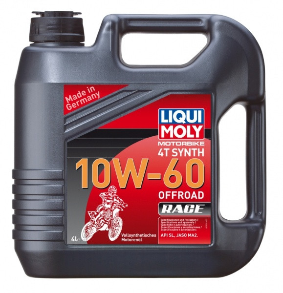 Моторна олива Liqui Moly синтетичне 10W60 Offroad Race 4T 4 л