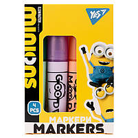 Маркер текстовий Minions набір 4 шт YES (390712), фото 2