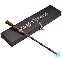 Набор волшебника Дамблдор: волшебная палочка с кулоном Дары Смерти, Гарри Поттер - Harry Potter, Magic Wand