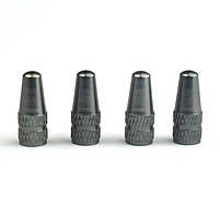 Ковпачки на ніпель Presta, алюміній, пара (сірого кольору)