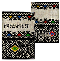Обкладинка на паспорт Український орнамент різнокольоровий