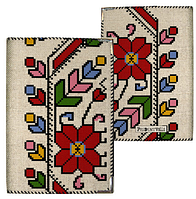 Обкладинка на паспорт Український орнамент з квіткою