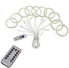 USB гірлянда штора 3х3 м (теплий білий) світлодіодна з пультом / Гірлянди від повербанку, фото 3