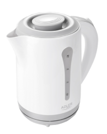 Чайник пластиковий 2.5 л Adler AD 1244 Польща 2200 Вт