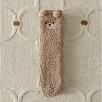 Носки с ворсом "Teddy", размер 36 - 39, бежевый