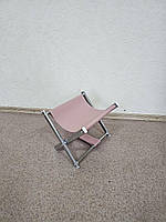 Підставка для сумки на металевих ніжках 31 см Рожевий (К14)