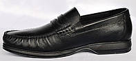 Размеры 41 и 42 Туфли, мокасины мужские из натуральной кожи, черные, полноразмерные Comfortime O11223
