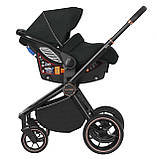 Дитячий універсальний візочок 3в1 CARRELLO Epica/G CRL-8511/1 Space Black Чорний, фото 4