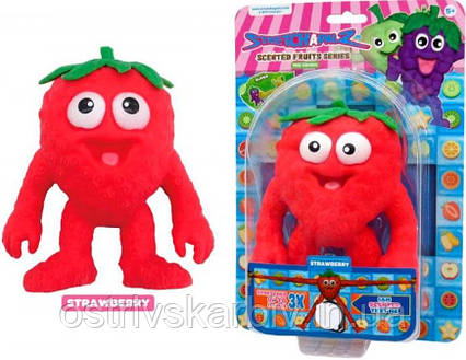 Іграшка-тягучка StretchApalz Scented Fruit Strawberry 14 см (975439) в асортименті, для дітей від 3 років